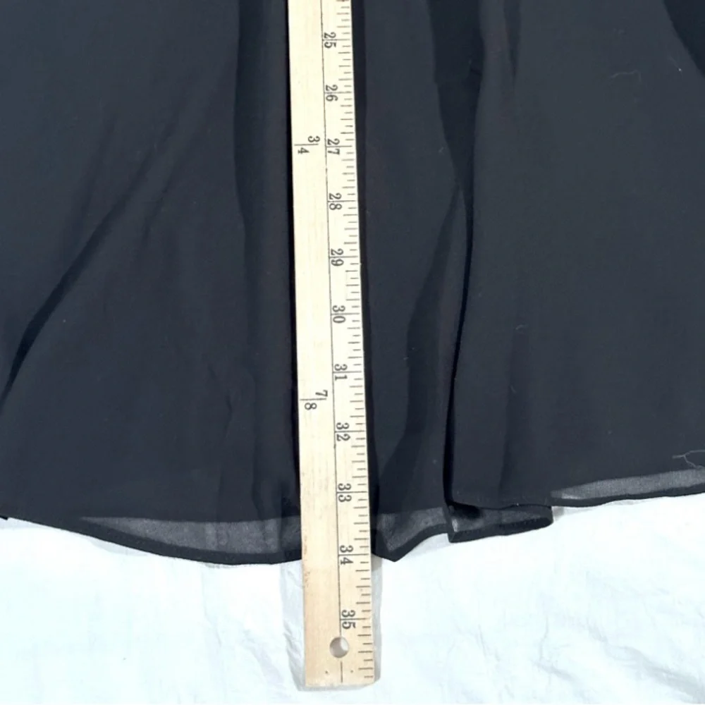 Lulus Life Illuminated Black Sequin Cutout Skater Dress Size L NWT Homecoming - Picture 10 of 13